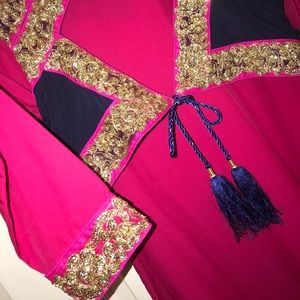 Long pakistani Indian kaftan abaya dress gown